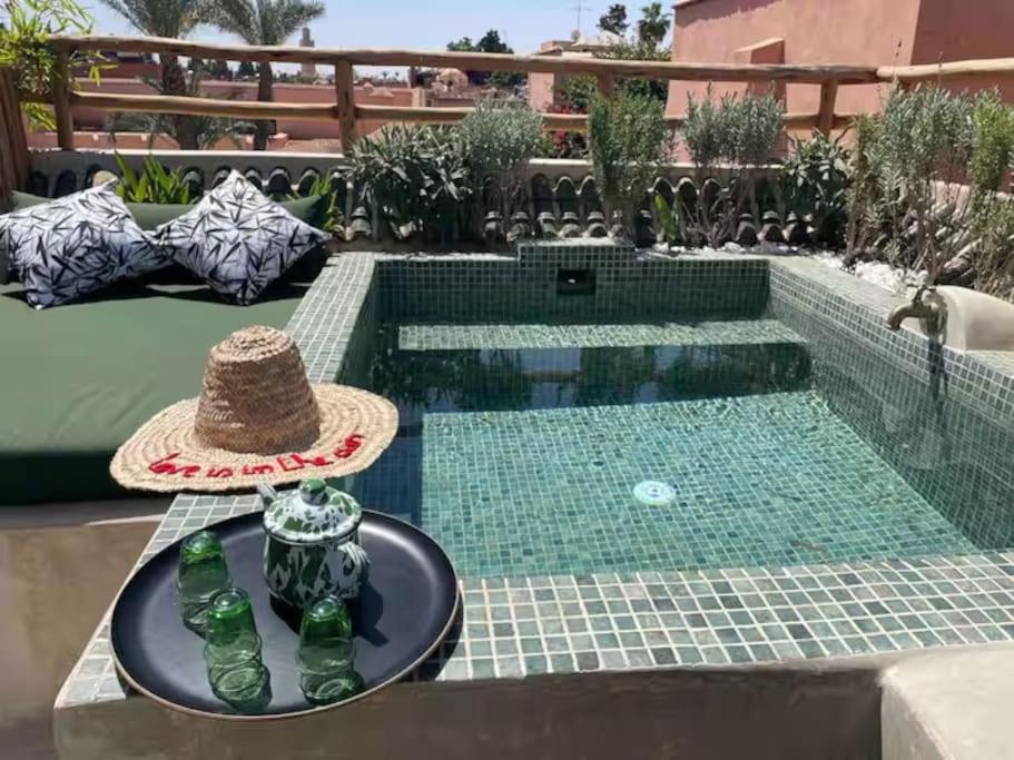 Riad Ptit Kech, Bassin Terrasse - Petits Dejeuners 마라케시 외부 사진