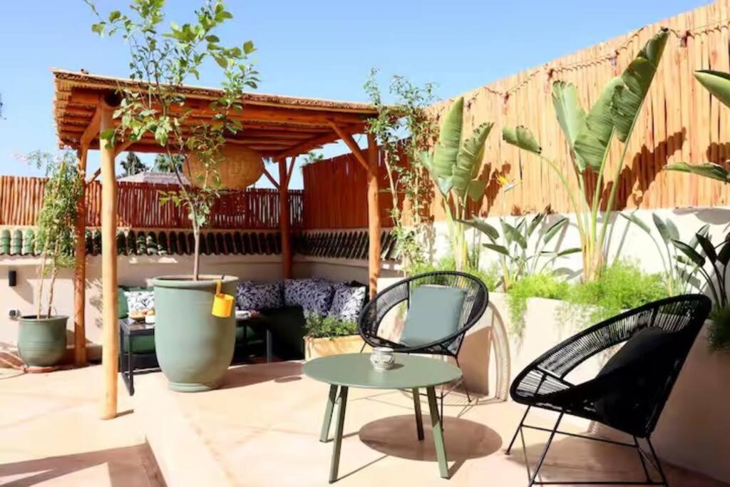 Riad Ptit Kech, Bassin Terrasse - Petits Dejeuners 마라케시 외부 사진