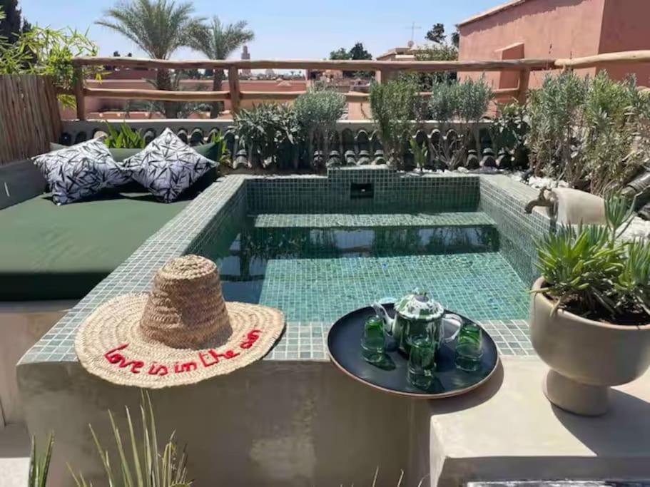 Riad Ptit Kech, Bassin Terrasse - Petits Dejeuners 마라케시 외부 사진
